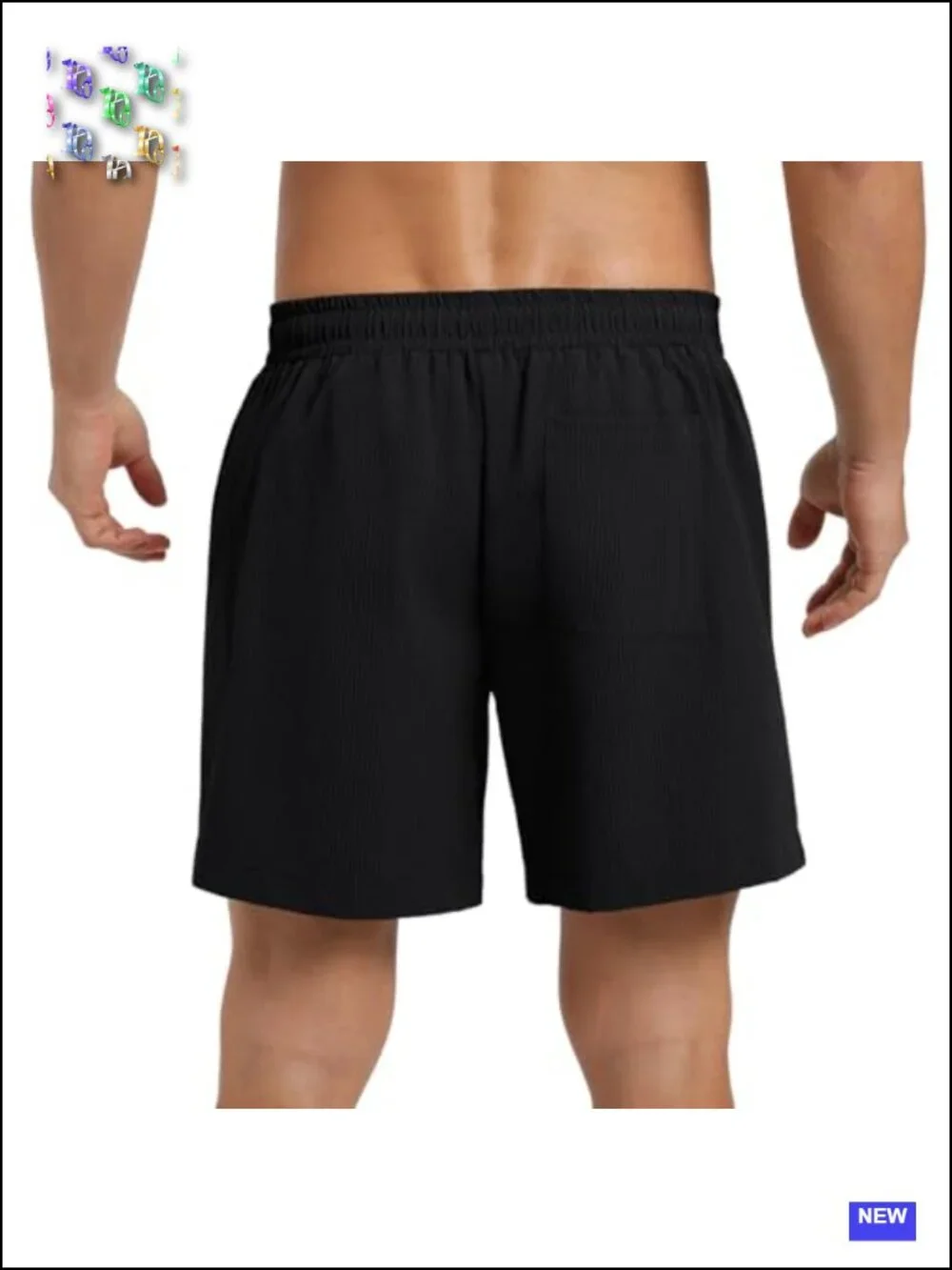 Quick Dry Athletic Shorts with Compression Liner and Pockets